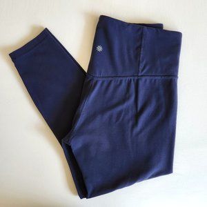 Athleta High Rise Elation 7/8 Leggings Navy
